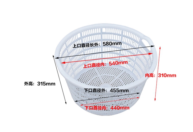 中號塑料錯位西瓜籮